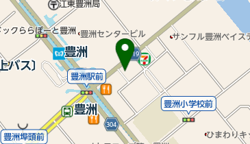 珈琲館 豊洲店の地図画像