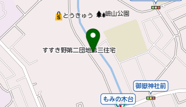 ビーンズ すすき野店の地図画像