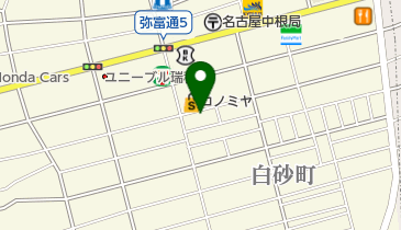 ダフネ珈琲屋 中根店の地図画像
