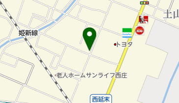 豆や珈楽の地図画像