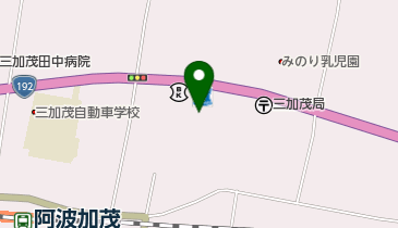 カフェ パパラギの地図画像