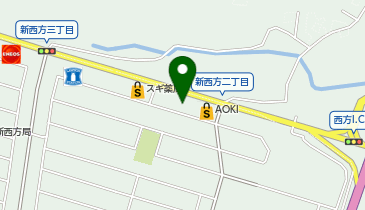 快活CLUB桑名新西方店の地図画像