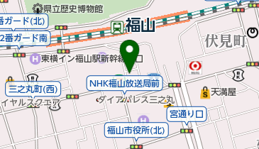 尾道ラーメン 一丁の地図画像