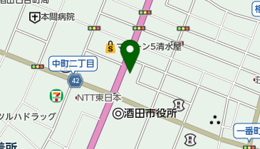 響や 酒田市 その他居酒屋 998 0044 の地図 アクセス 地点情報 Navitime
