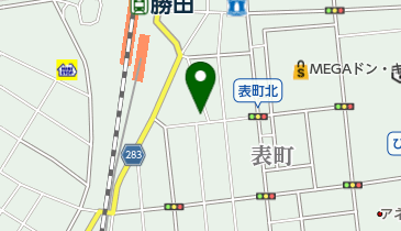 中なかの地図画像