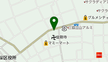 居酒屋夢明の地図画像