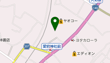 徳樹庵秩父店の地図画像