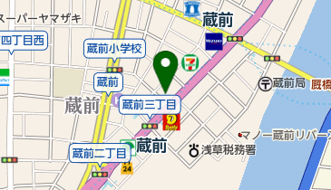 駒忠 蔵前店の地図画像