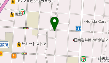 きらく亭の地図画像