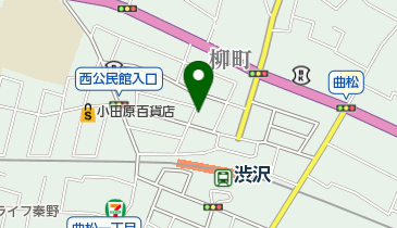 はなむら 渋沢駅北口店の地図画像