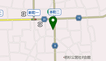 居酒屋 燿の地図画像