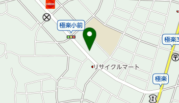 炉ばた焼 極楽の地図画像