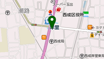 天友 岸里店の地図画像