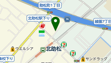 大衆割烹 久留米の地図画像