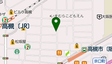 炭火焼 おかげの地図画像