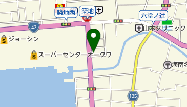 韓国風居酒屋梨花の地図画像