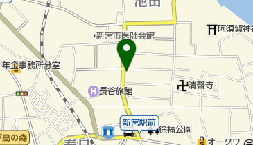 たく庵の地図画像