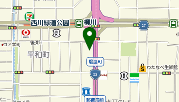 魚のてらさかの地図画像