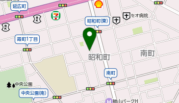 いざかや 晴れたり曇ったりの地図画像