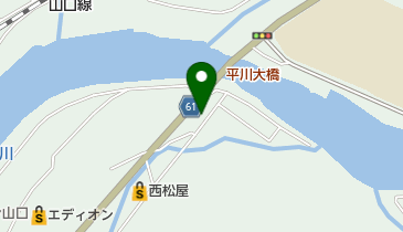 八剣伝 山口大学前店の地図画像