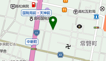 れんげ料理店の地図画像