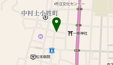 炭火串焼初午の地図画像