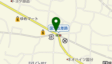 飲み喰い処郷の地図画像
