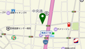 みやざき心の味 ひろ志の地図画像