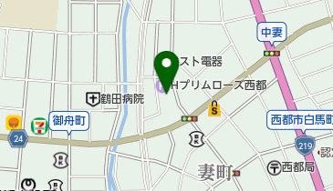 杉乃井の地図画像