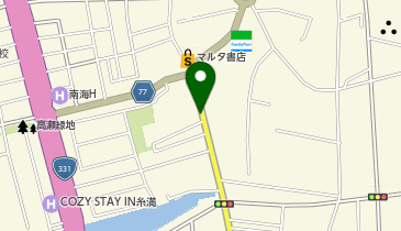 くれないJINANBOの地図画像