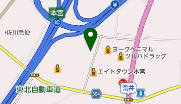 うまか亭 本宮店の地図画像