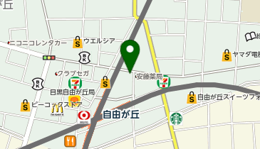 廻る元祖寿司 自由が丘店の地図画像