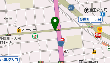 築地日本海 矢口店の地図画像