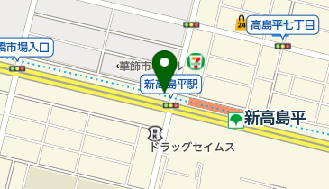 丸美寿司 新高島平店の地図画像