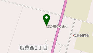 道の駅うりまく フードコーナーの地図画像