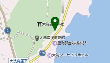 大洗・磯料理・いそやの地図画像