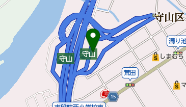 守山パーキングエリア(上り線)スナックコーナーの地図画像
