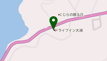 ドライブイン大浦の地図画像