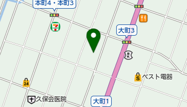 高麗苑の地図画像