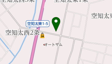 焼肉&喫茶の太陽の地図画像