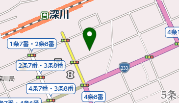 焼肉たかぎの地図画像