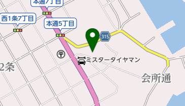 焼肉東香園の地図画像