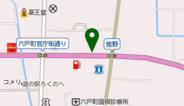 焼肉たかしの地図画像