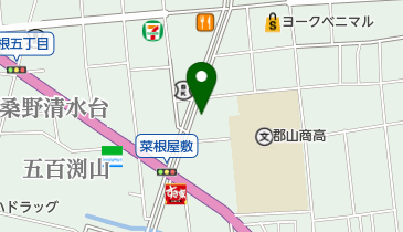 焼肉八兆の地図画像