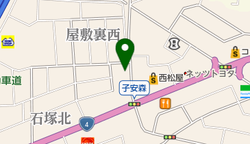 大昌園の地図画像