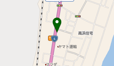 焼肉牛若丸の地図画像