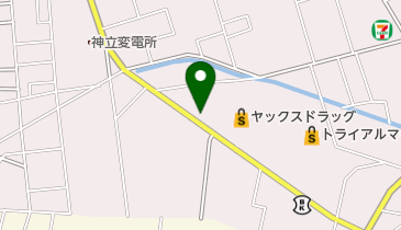 焼肉香味苑 神立店の地図画像