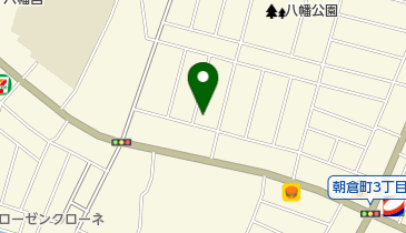 焼肉穂高の地図画像