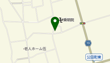 焼肉の南部苑の地図画像