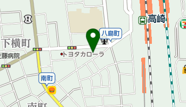 慶会楼 高崎店の地図画像